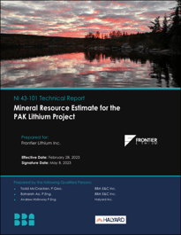 PAK Lithium Project
