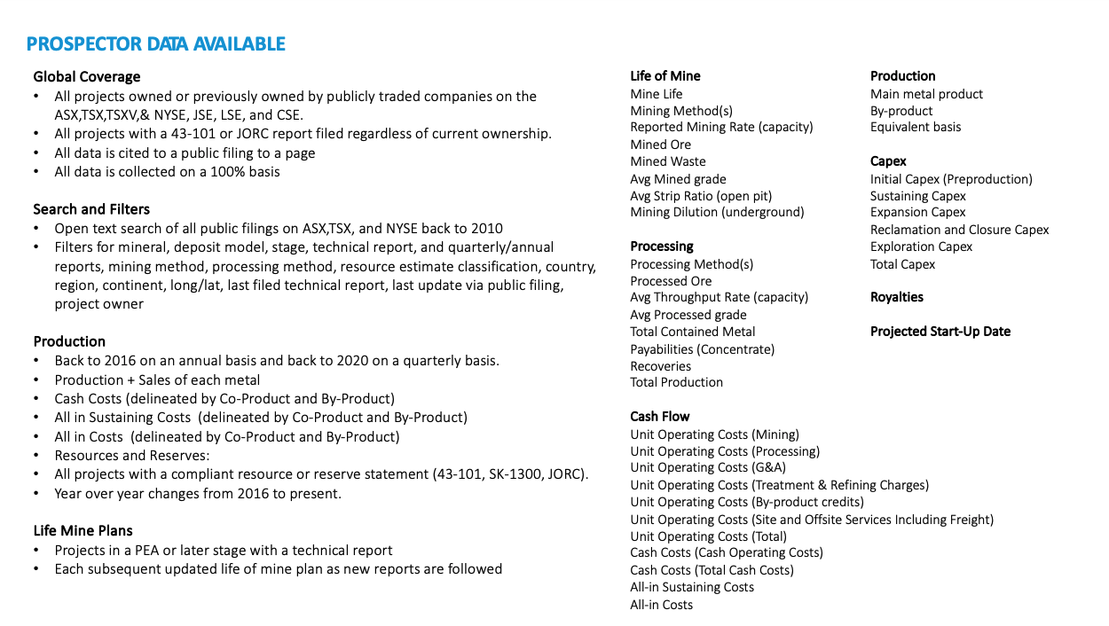 Prospector data menu-1